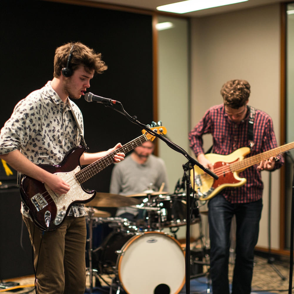Band performing